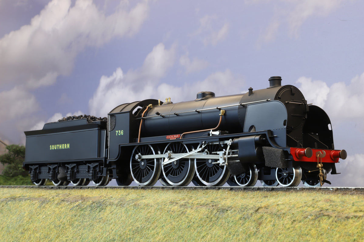 Ace Trains Coarse Scale O Gauge Southern Railway N15 No. 736 'Excalibur'  2/3 Rail Operation