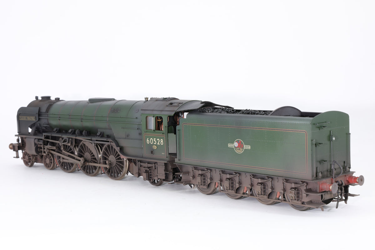 Golden Age Models Finescale O Gauge Peppercorn Class A2 No. 60528 'Tudor Minstrel' BR Green Late Crest DCC Sound & Smoke Pro-Weathered