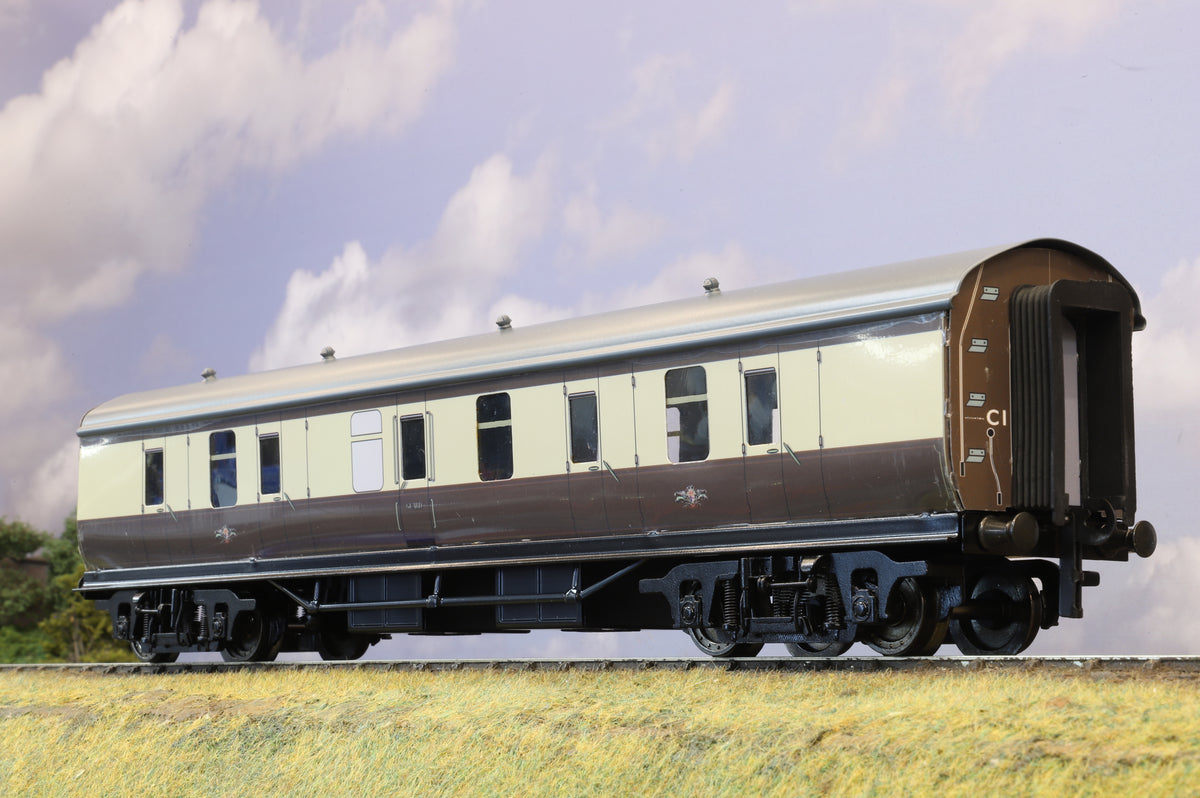 Ace Trains Coarse Scale O Gauge MK1 Full Brake Choc/Cream Pullman Crest