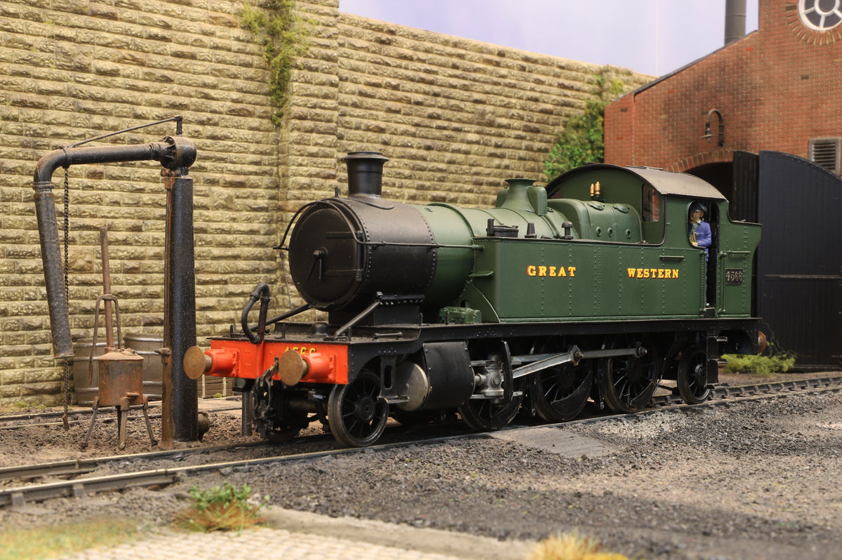 WORKSHOP Kit Built Finescale O Gauge GWR 45xx Class 2-6-2 Tank No.4566