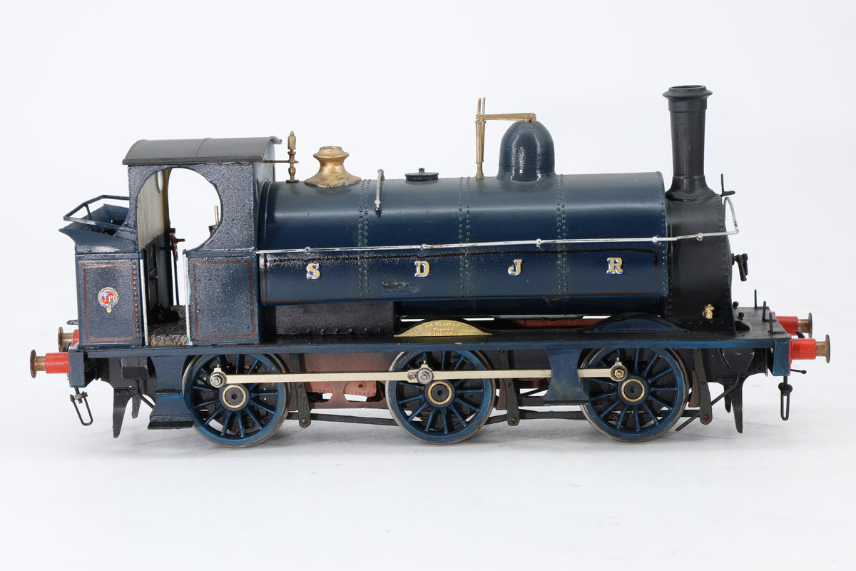 Finescale O Gauge (Kit-Built) SDJR Fox & Walker 0-6-0ST No. 4 Prussian Blue DCC Sound Pro-Weathered