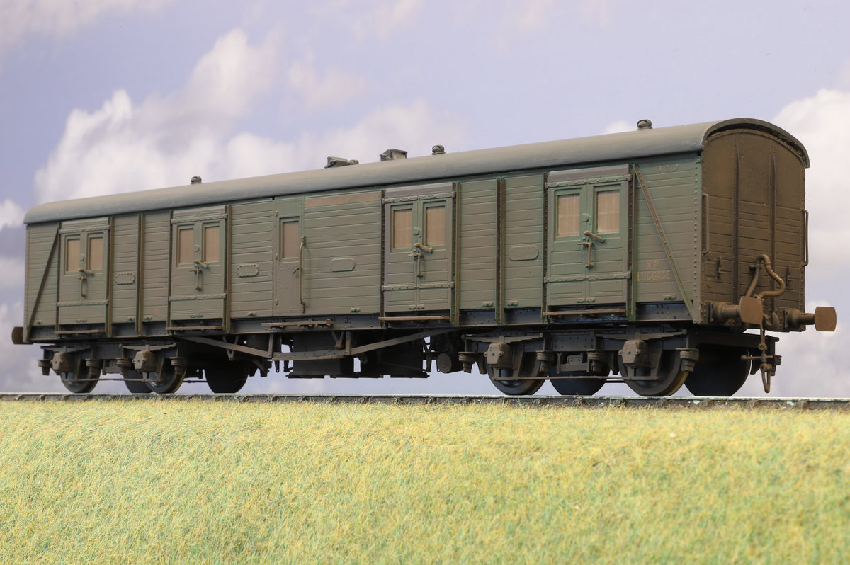 Slaters Finescale O Gauge (Kit-Built) Southern Railway Bogie Guards Van No. 370, Weathered