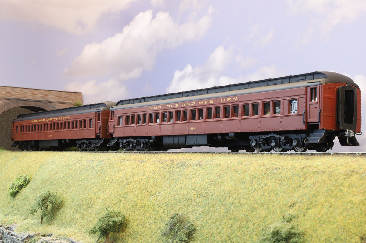 Golden Gate Depot Norfolk &amp; Western Railway 80&quot; 4 Car Coach Set