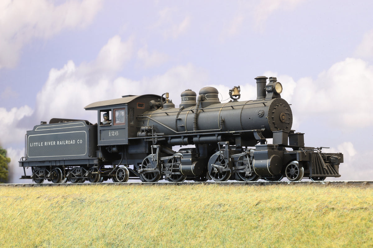 NJ Custom Brass O Scale Little River Railroad Co. 2-4-4-2 No.126 DCC Sound (Weathered)