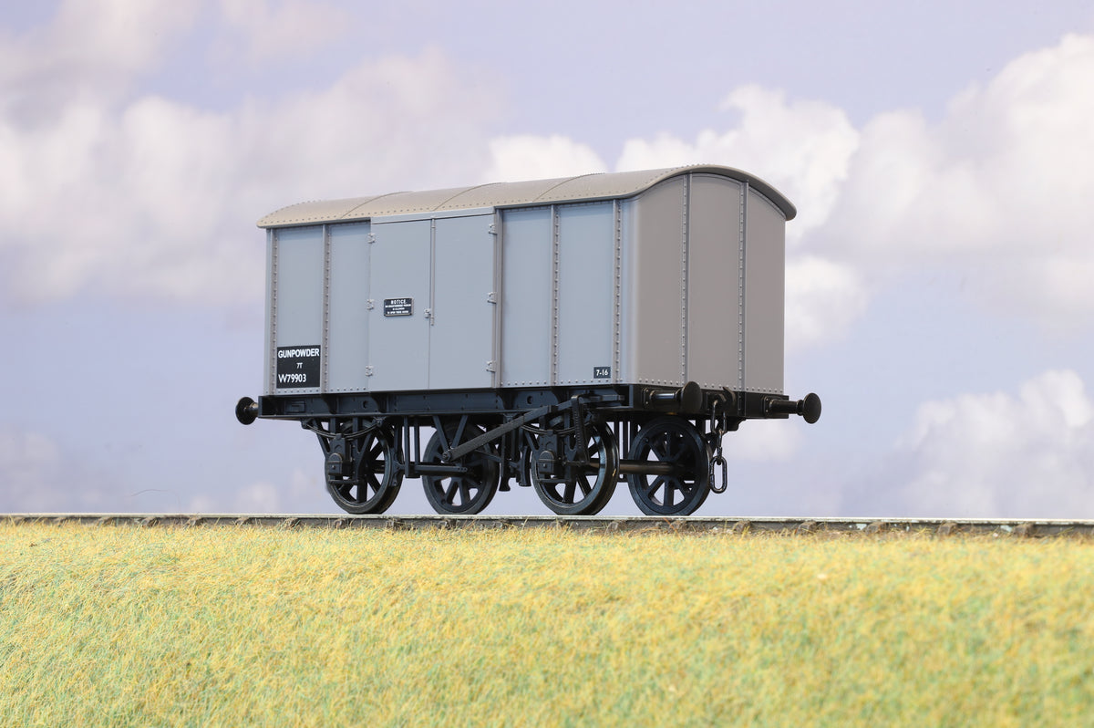 Minerva Finescale O Gauge Great Western Gunpowder Van BR Grey