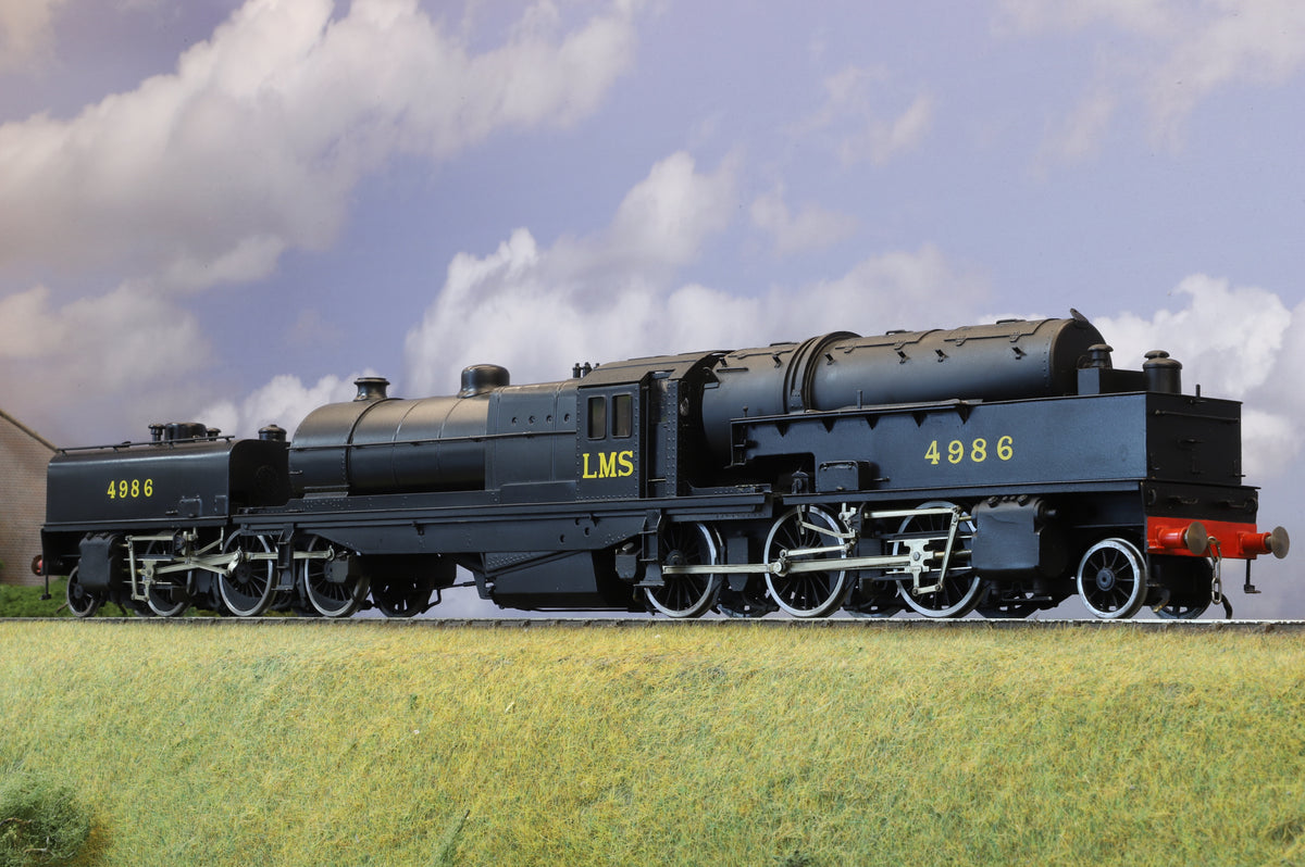 Finescale O Gauge (Kit-Built) LMS Garratt No. 4986 LMS Black DCC Sound