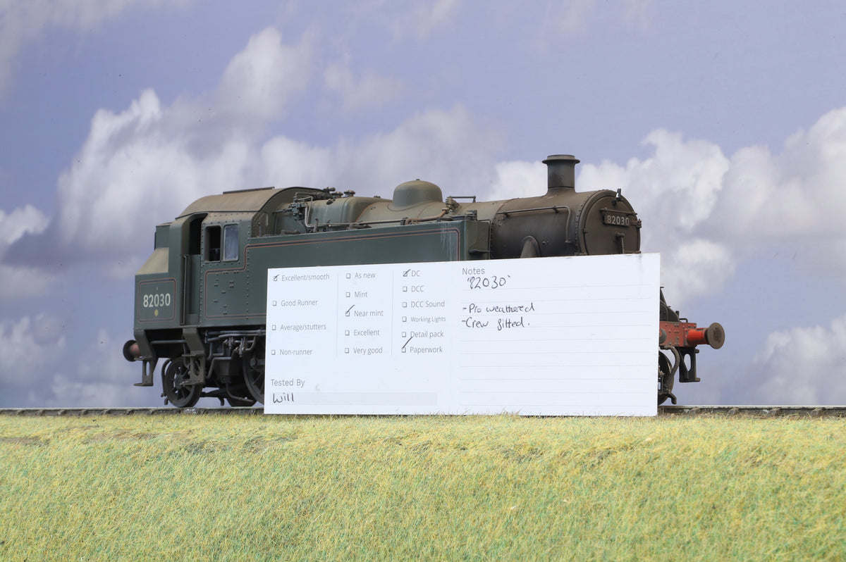 Lionheart Finescale O Gauge Class 3MT Tank No.82030 BR Lined Green, Weathered