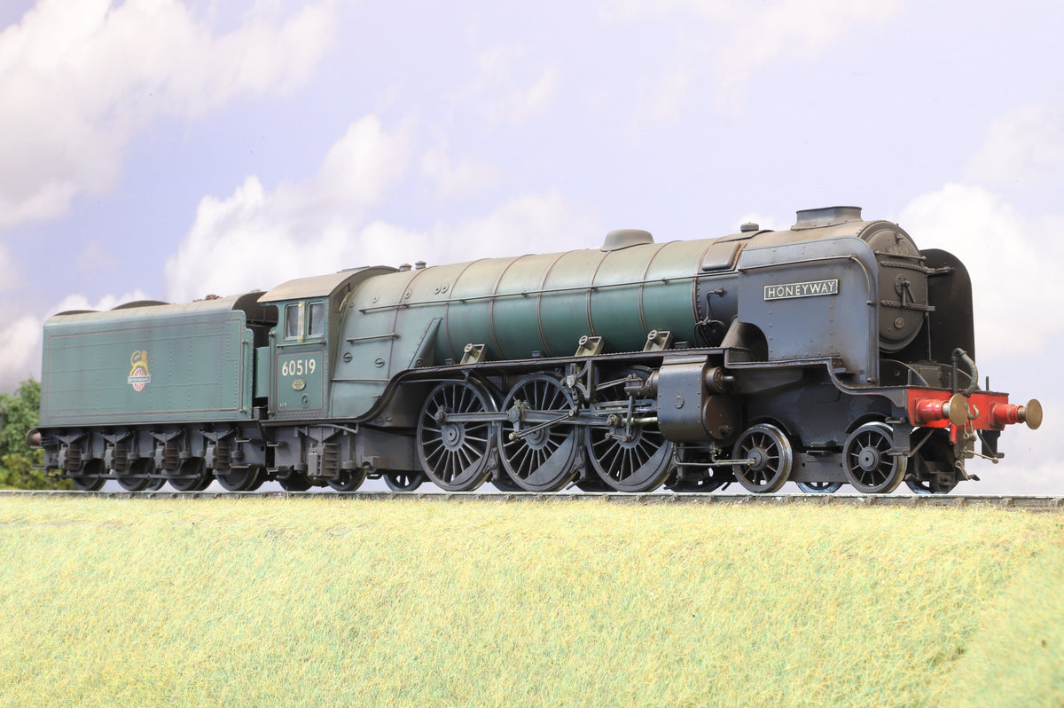 DJH Finescale O Gauge (Kit-Built) Class A2/3 No. 60519 'Honeyway' BR Green Early Emblem, Weathered, DCC Sound