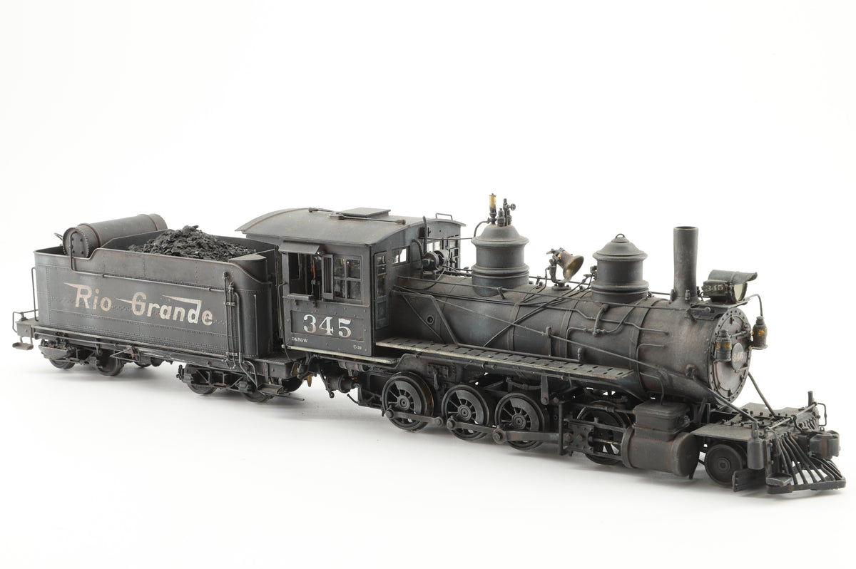 Iron Horse Models/KTM On3 D&RGW Class C-19 No. 345 Professionally Weathered & Detailed