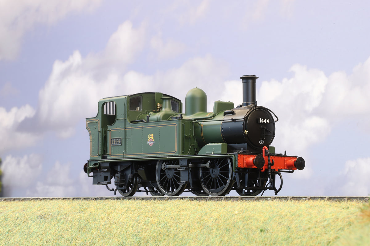 Dapol Finescale O Gauge Class 14xx No. 1444 BR Green (Early Crest), DCC Sound