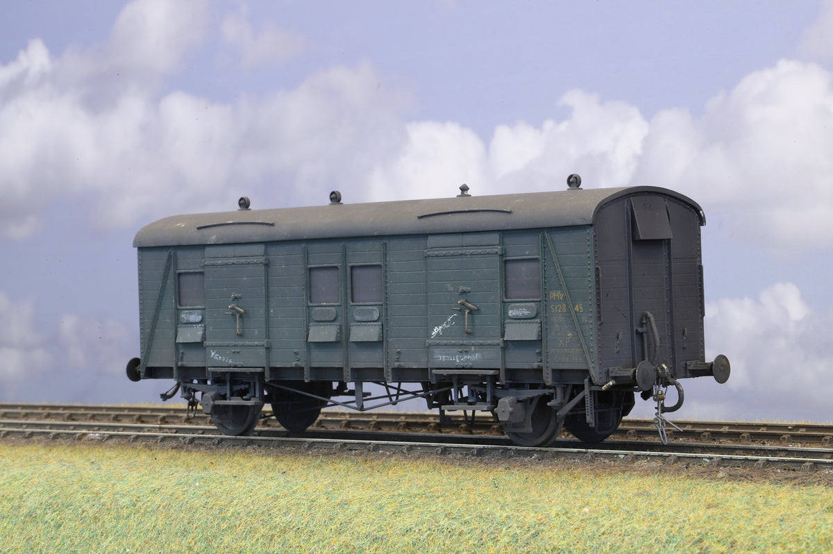 Slater's Finescale O Gauge (Kit-Built) ex-SECR/SR Maunsell 4 Wheel PMV No. S12845 BR Green
