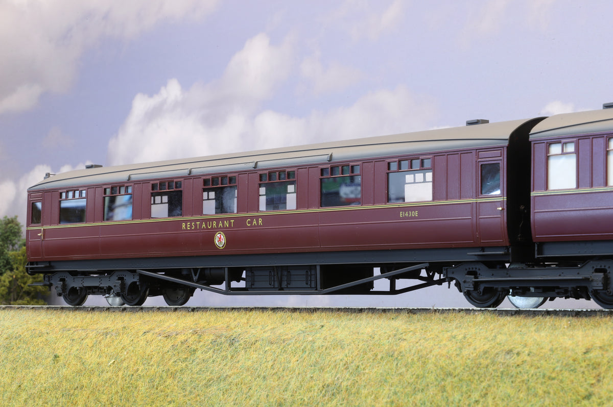 Golden Age Models Finescale O Gauge Gresley Restaurant Triplet Set BR Maroon