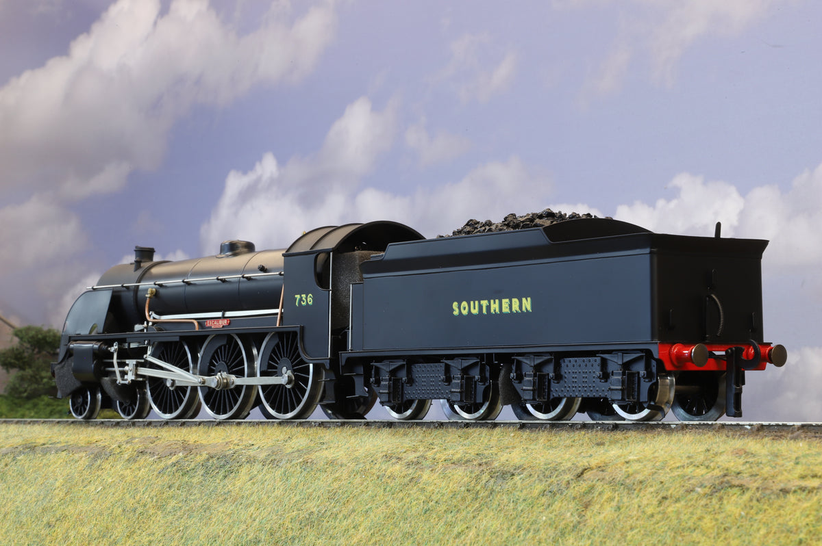 Ace Trains Coarse Scale O Gauge Southern Railway N15 No. 736 'Excalibur'  2/3 Rail Operation