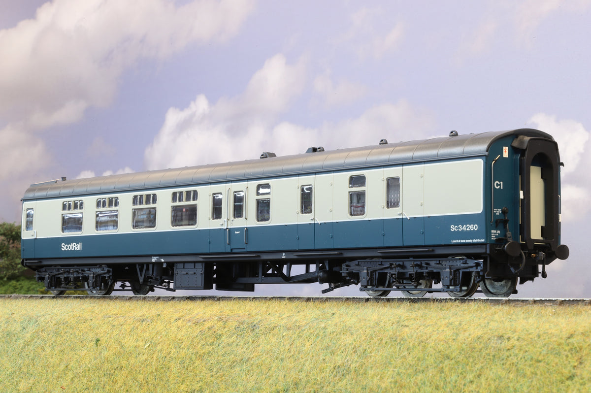 Heljan Finescale O Gauge MK1 BSK BR Blue/Grey &#39;Scotrail&#39;