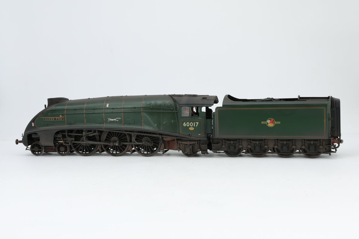 DJH (Kit-Built) Finescale O Gauge ex-LNER Class A4 No. 60017 'Silver Fox' BR Green Late Crest Pro-Weathered