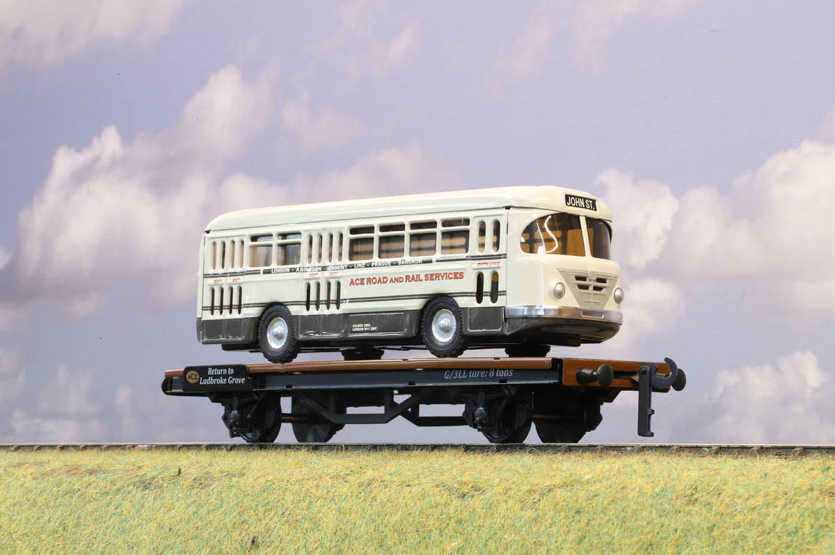 Ace Trains Coarse Scale O Gauge Low Loader with Single Decker Bus G/3LL