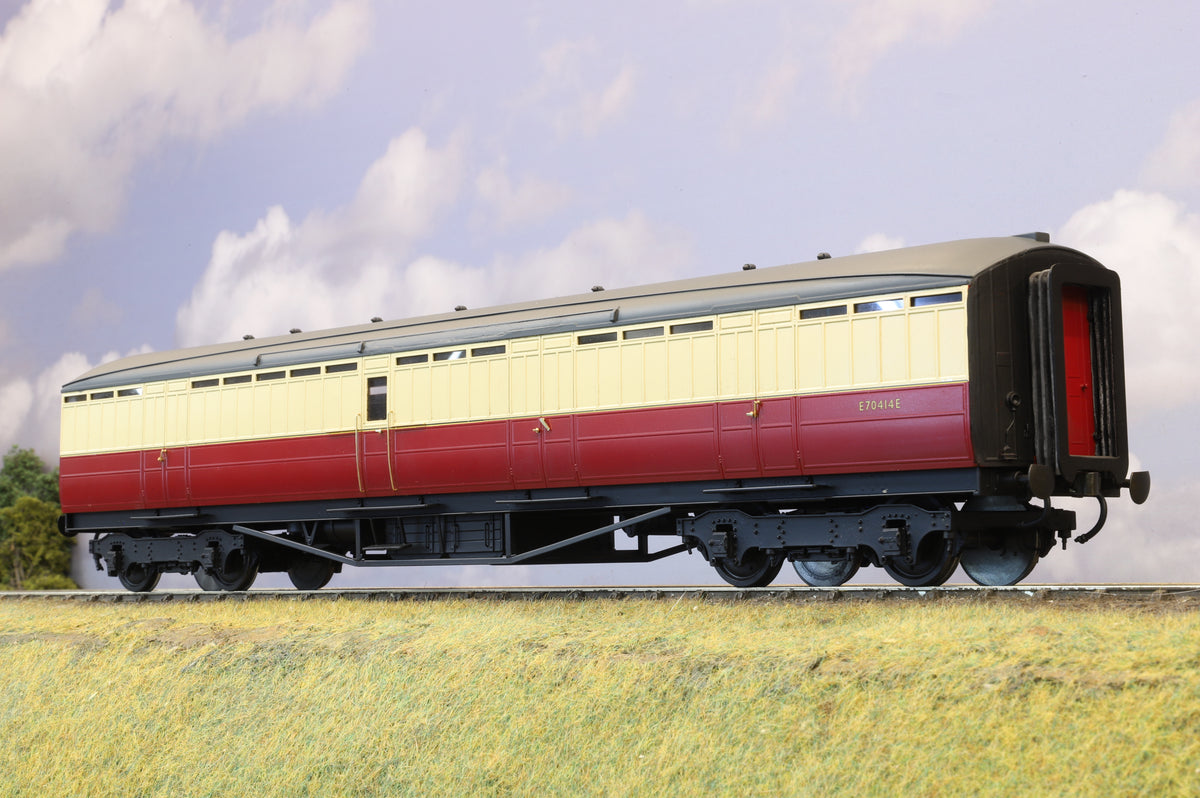 Golden Age Models Finescale O Gauge Gresley Full Brake BR Crimson & Cream No. E70414E