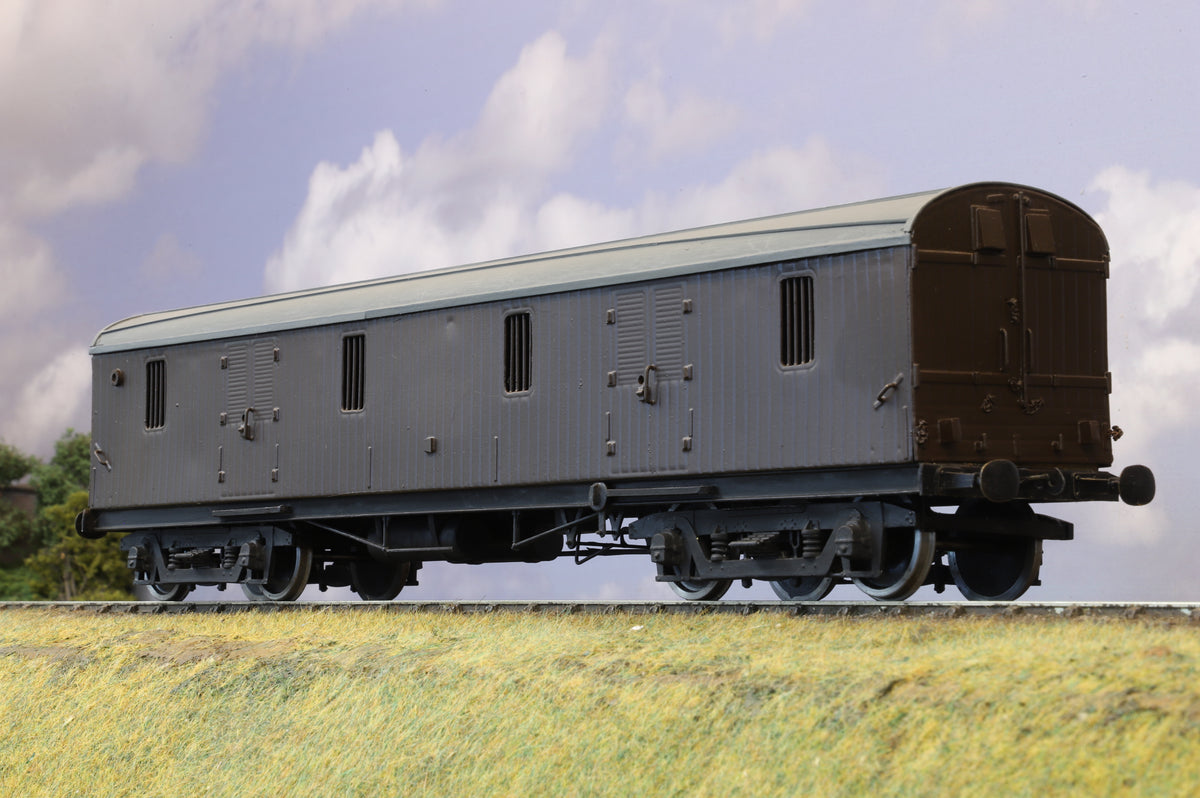 WORKSHOP Kit-built Finescale O Gauge GWR 'Monster' Bogie CCT, Undecorated Brown