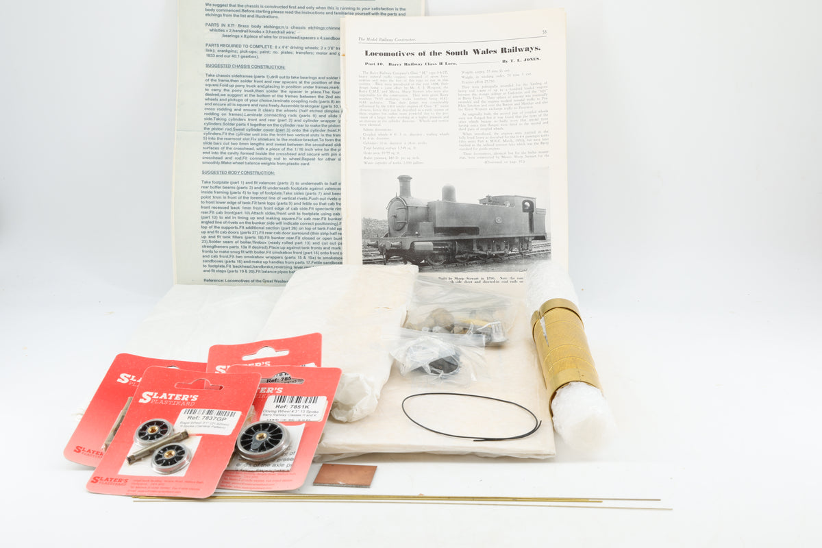 Redcraft Engineering Barry Railway/GWR H Class 0-8-2T Locomotive Kit