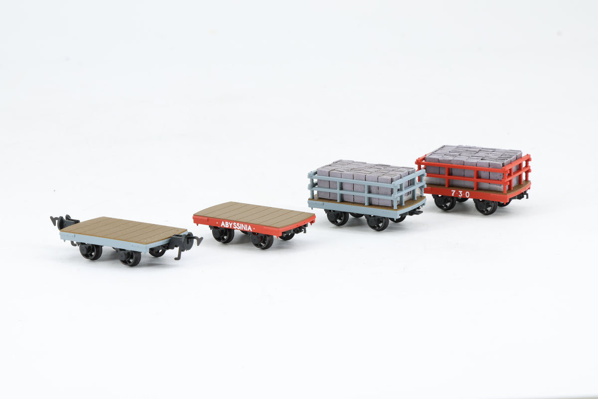 Bachmann Finescale NG7 Rake of Four Dinorwic Slate Wagons