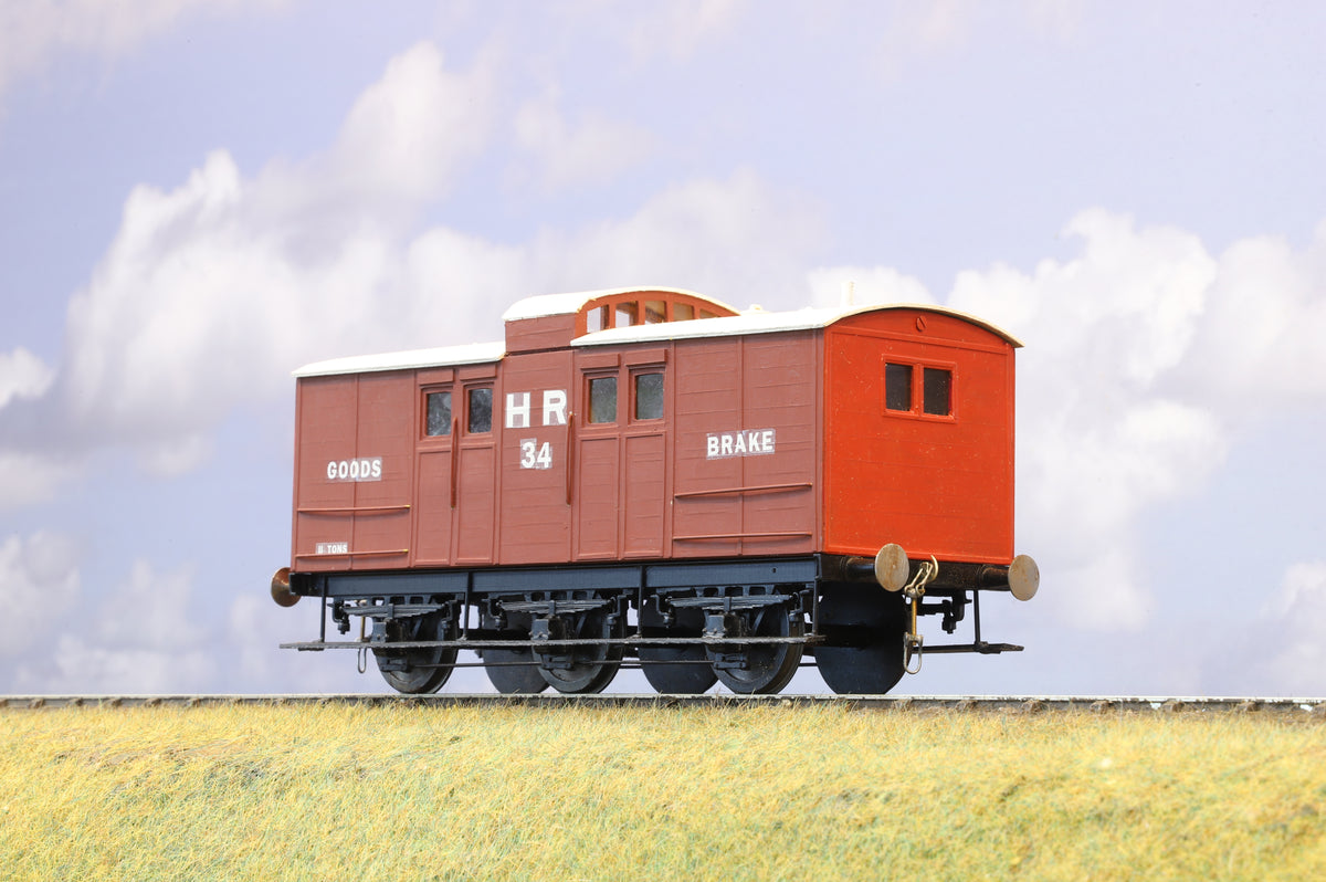 Kit-built Finescale O gauge Highland Railway Goods Brake No.34