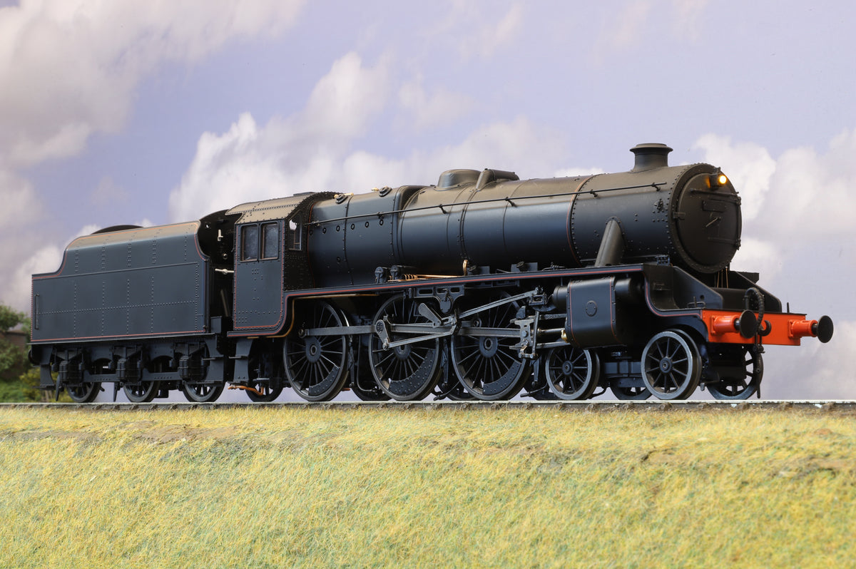 Finescale O Gauge Ellis Clark Trains Black 5 (E1002U) LMS Lined Black, Unnumbered (Riveted Tender), DCC Sound with Stay-Alive