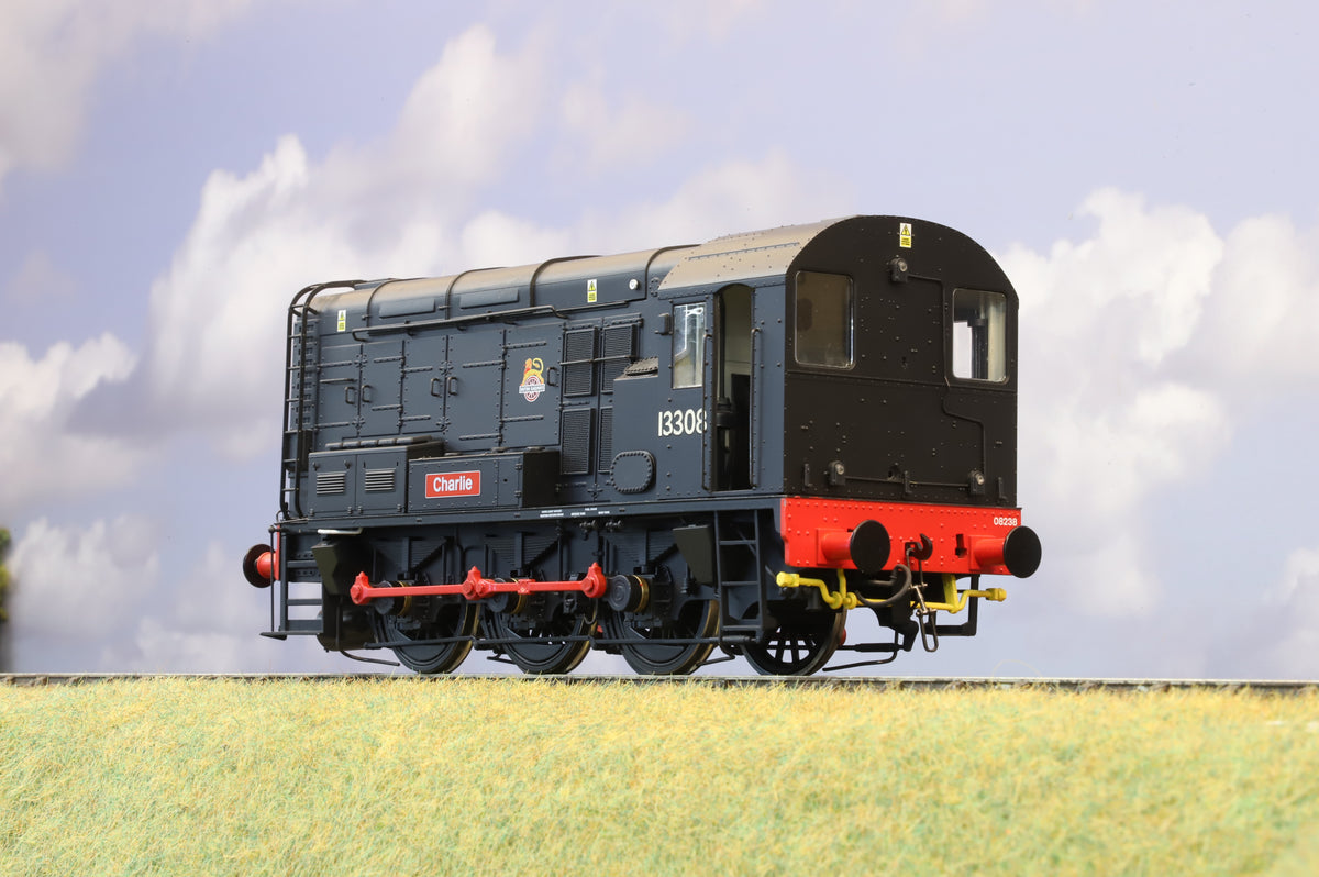 Dapol Finescale O Gauge Class 08 Shunter No. 13308 'Charlie', BR Black (Club Special)