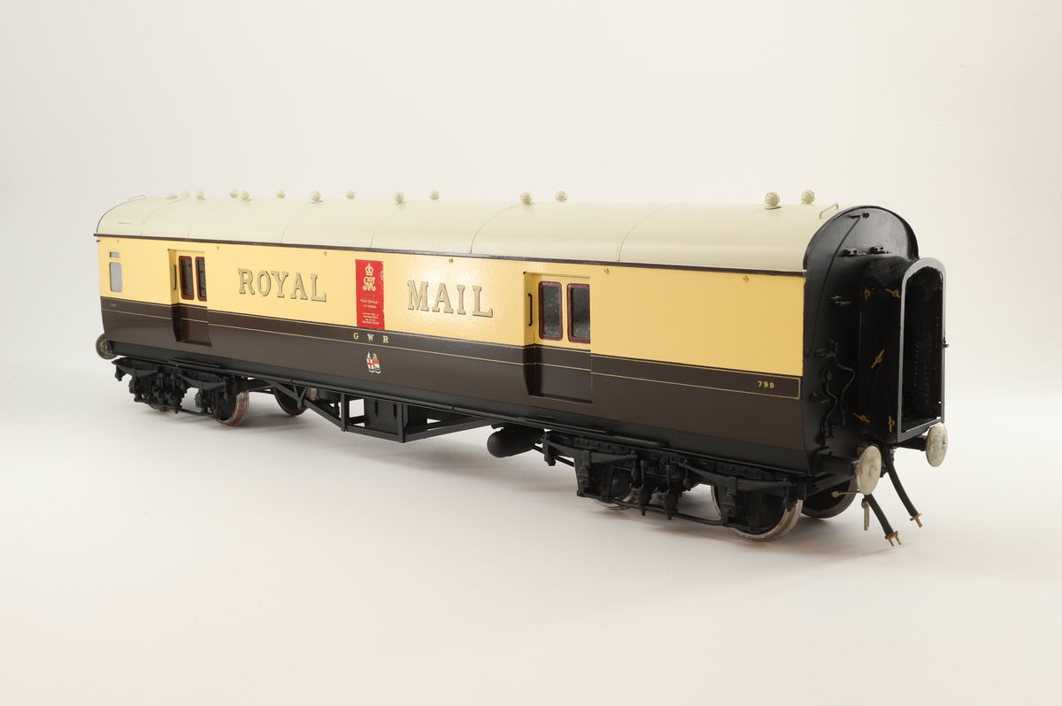 Finescale Locomotive Company Gauge 1 1:32 GWR Dia L22 Post Office Van No. 799 (With Nets)
