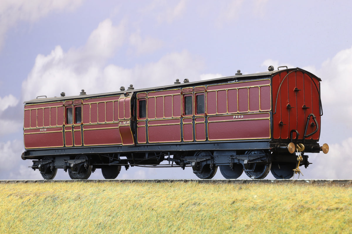 Finescale O Gauge (Kit-Built) LMS (ex-Highland Railway) Full Brake (Brass Construction)