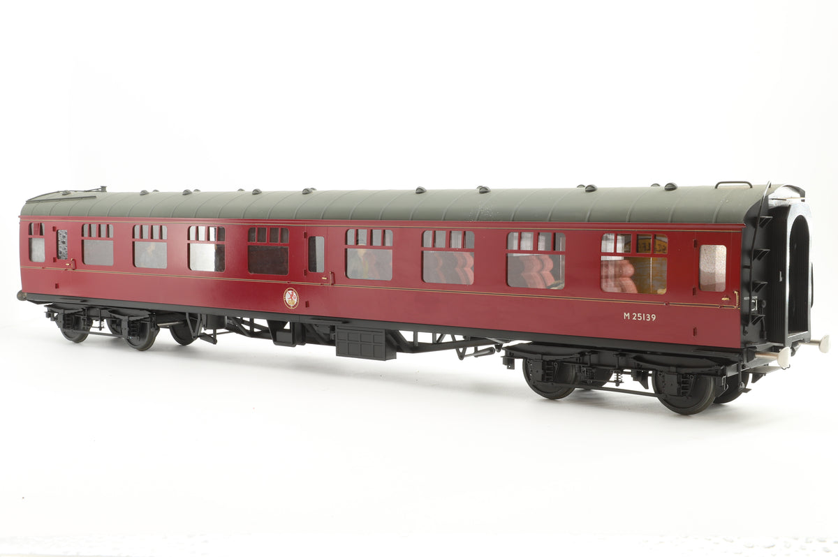 Finescale Brass Gauge 1 MK1 Corridor Second BR Lined Maroon