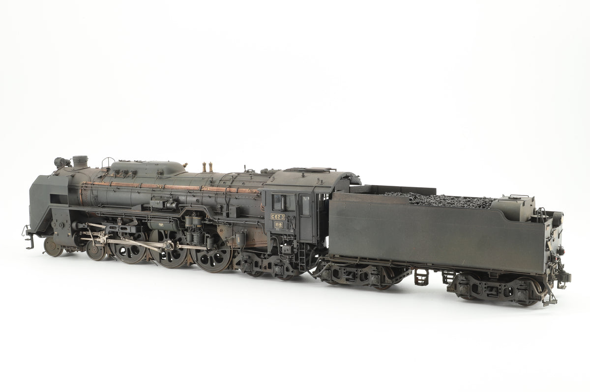 Modello Sette 1:45 (24mm Narrow Gauge) Japanese Railways Class C62/3 4-6-4 (Pro Weathered)
