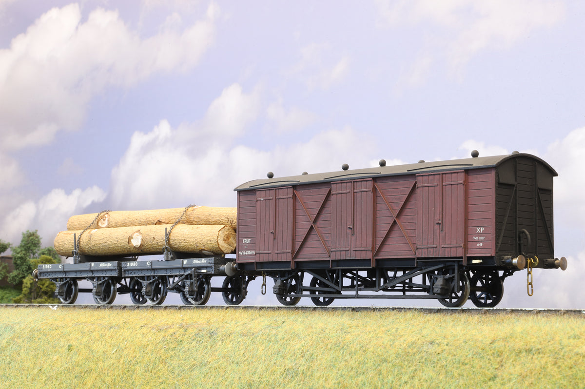 Finescale O Gauge (Kit-Built) Pair of GWR/BR(W) Wagons