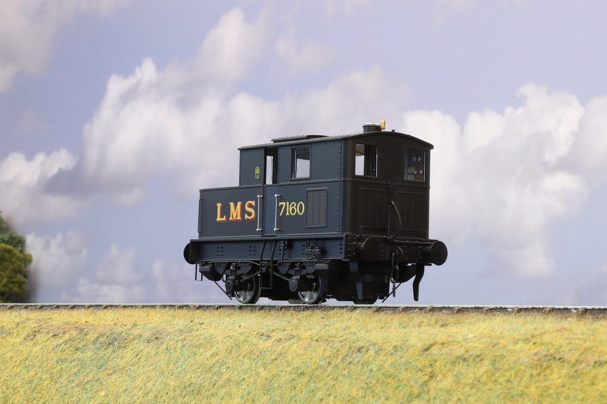 Dapol Finescale O Gauge Sentinel Steam Shunter No. 7160 LMS Black