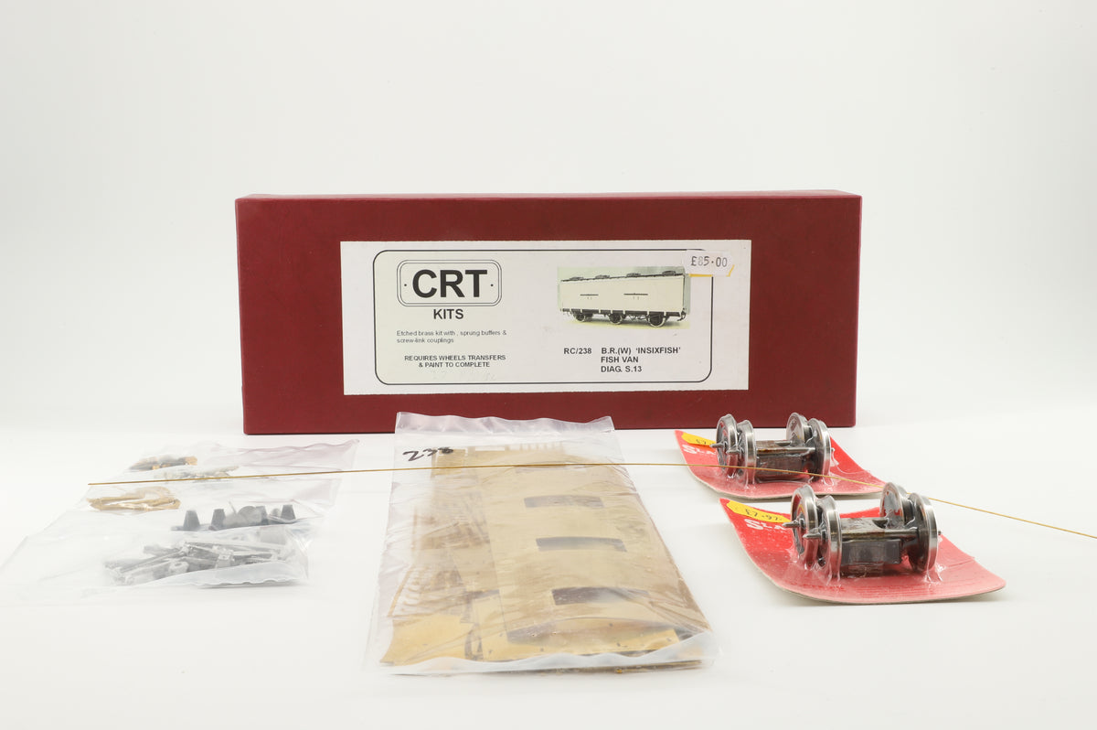 Finescale O Gauge CRT Kits BR (W) Insulated Fish Van Kit