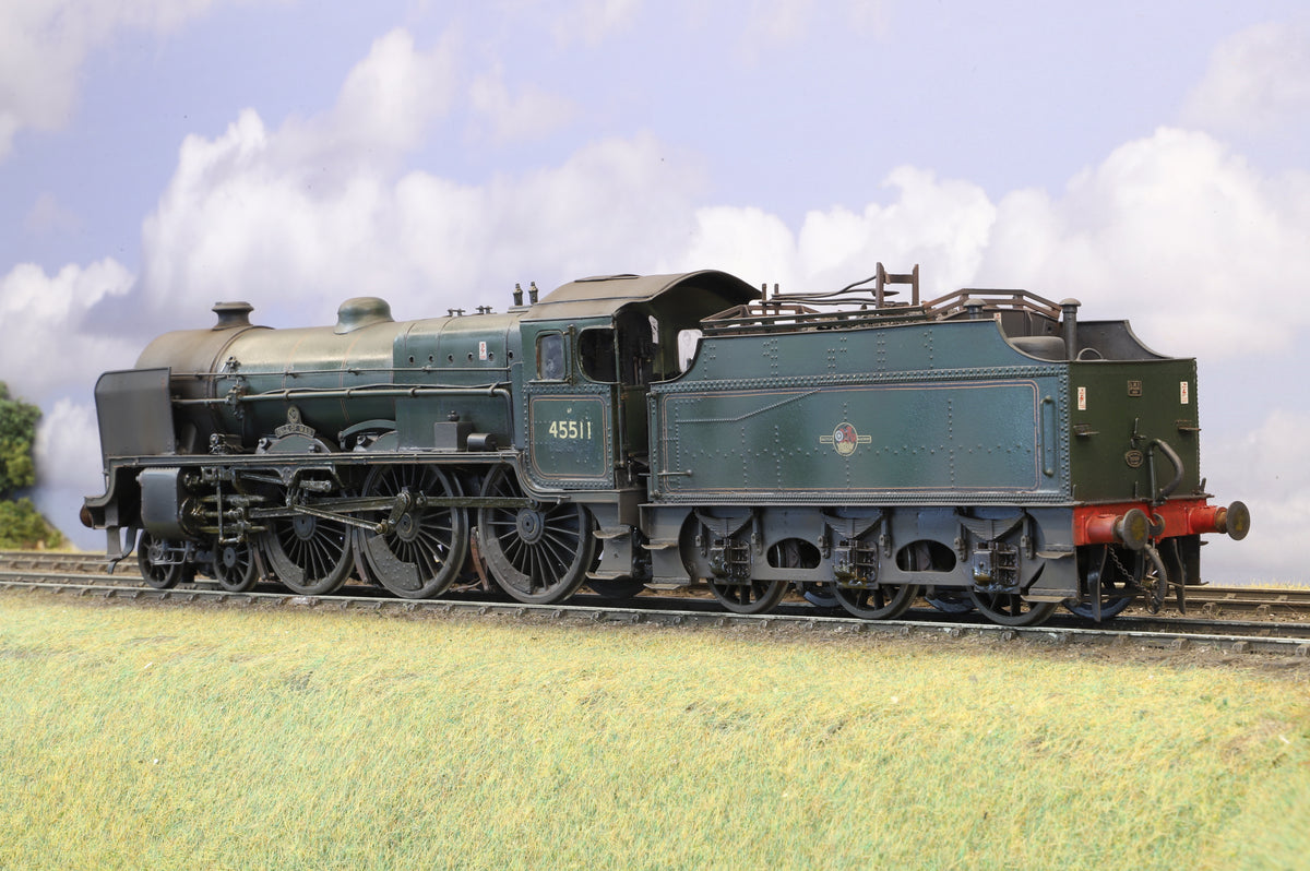 Finescale O Gauge (Kit-Built) ex-LMS Unrebuilt Patriot No. 45511 'Isle of Man' BR Green Late Crest Pro-Weathered