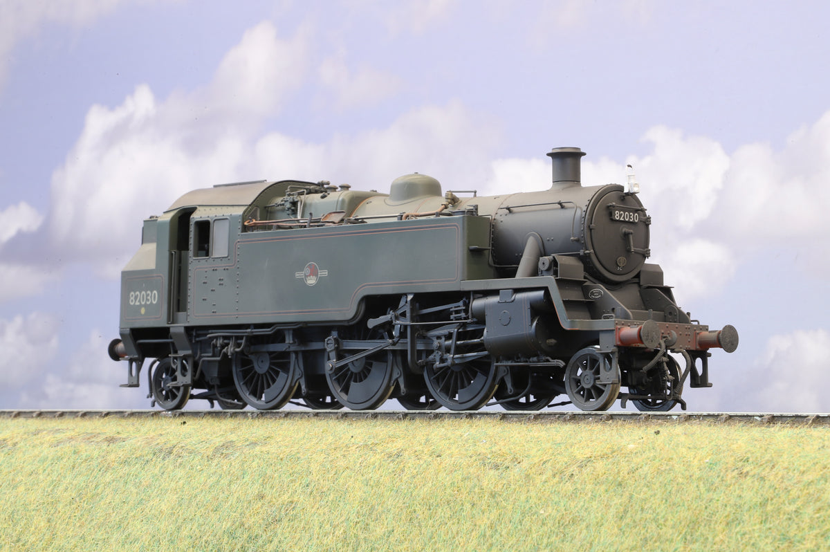 Lionheart Finescale O Gauge Class 3MT Tank No.82030 BR Lined Green, Weathered