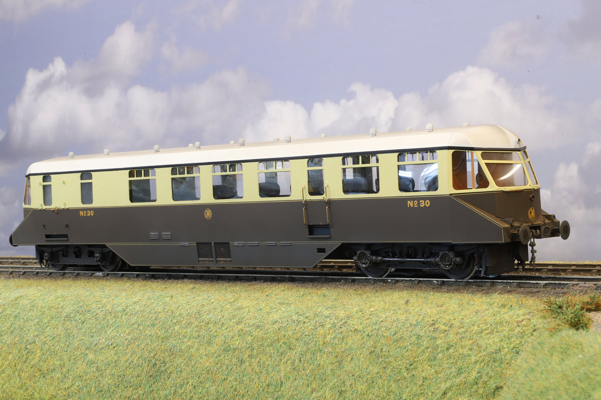 Sancheng/Tower Brass Finescale O Gauge GWR Passenger Railcar No. 30 GWR Shirtbutton Weathered