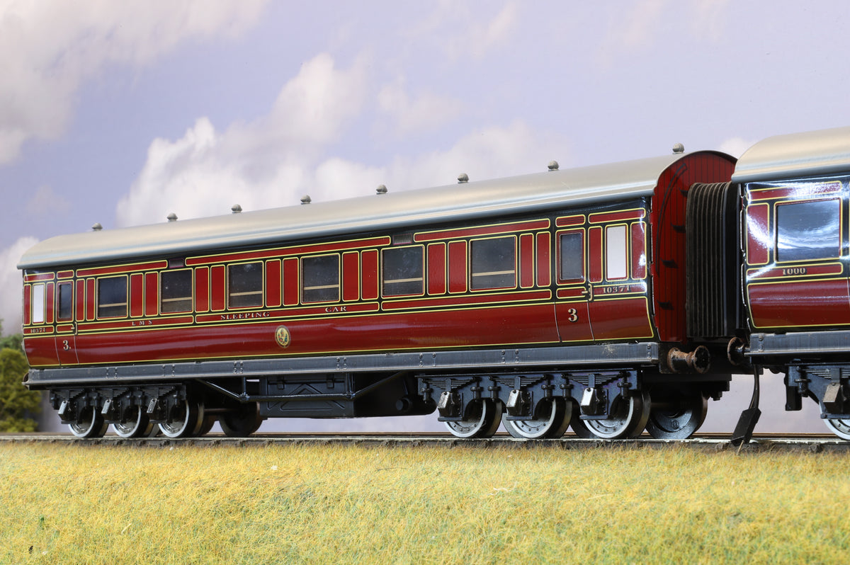 Darstaed Coarse Scale O Set of 3 LMS Period I Coaches Crimson Lake &#39;Set C&#39;