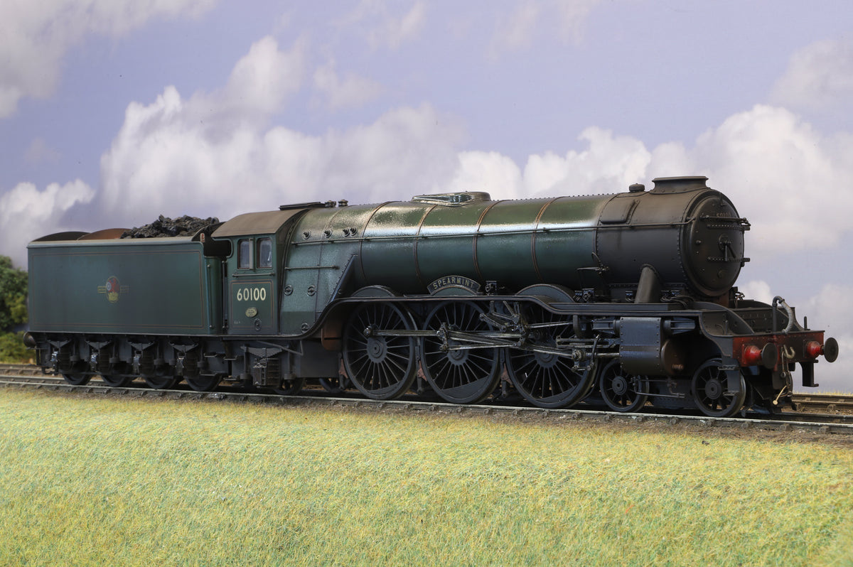 DJH (No.1 Shop) Finescale O Gauge Class A3 No. 60100 'Spearmint' BR Green Late Crest Pro-Weathered