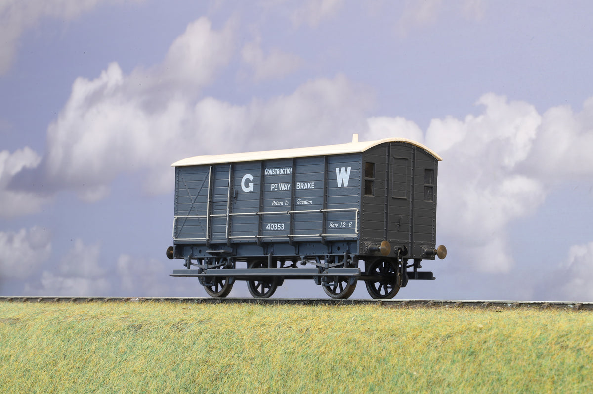 Finescale O Gauge Kit-built GWR 'Toad' Permanent Way Brake Van