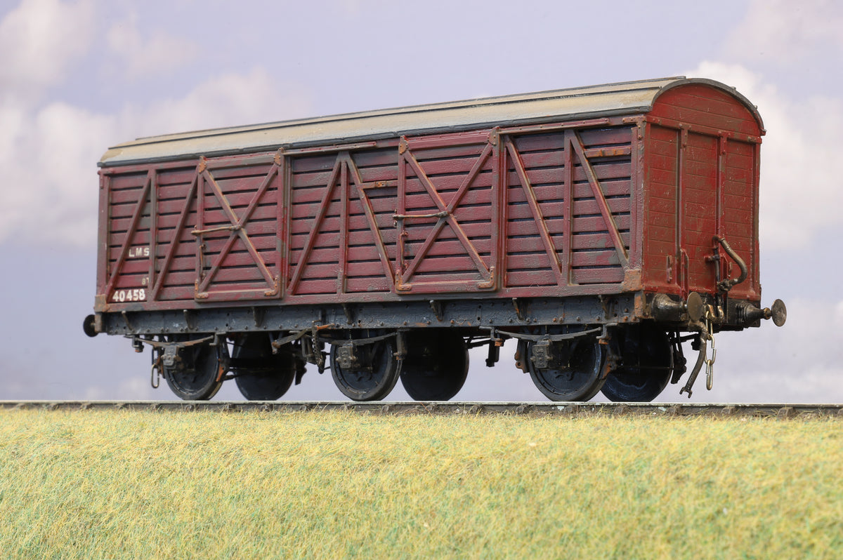 Slaters Finescale O Gauge (Kit-Built) ex-Midland Railway Slatted Milk Van