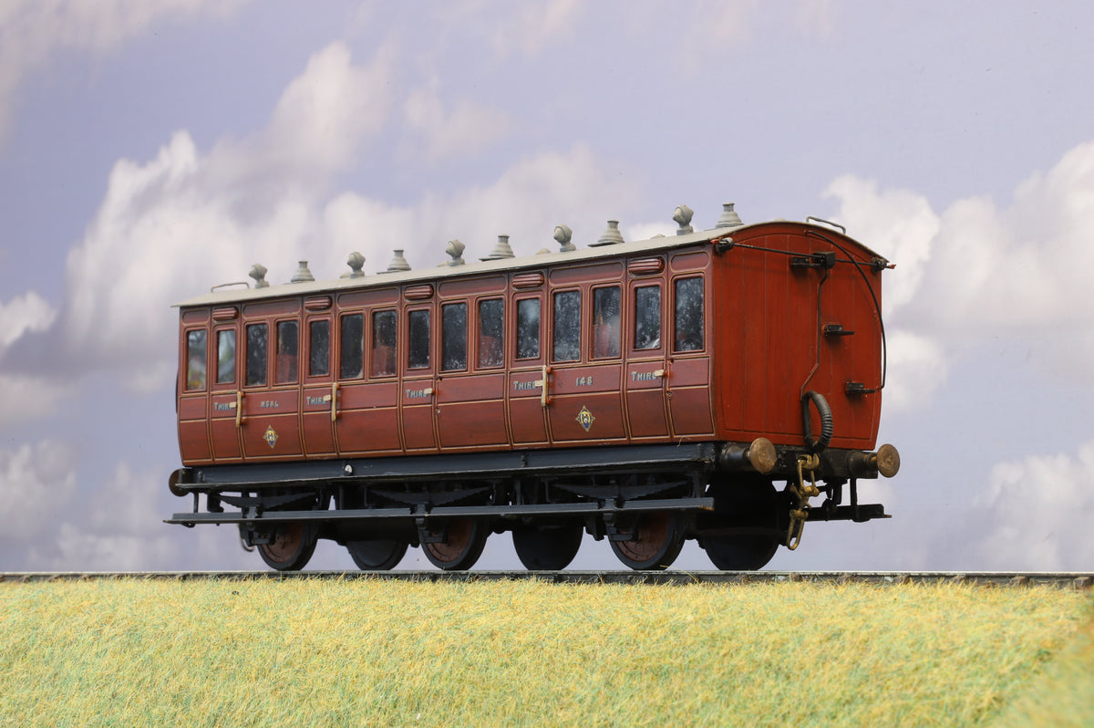 Finescale O Gauge (Kit-Built) MS&LR 6-Wheel All Third Coach (Brass Construction)