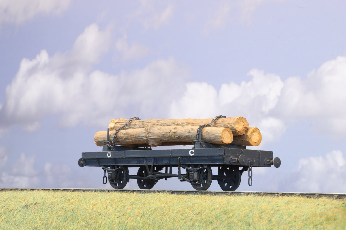 Finescale O Gauge (Kit-Built) GCR Flat Wagon, with Load