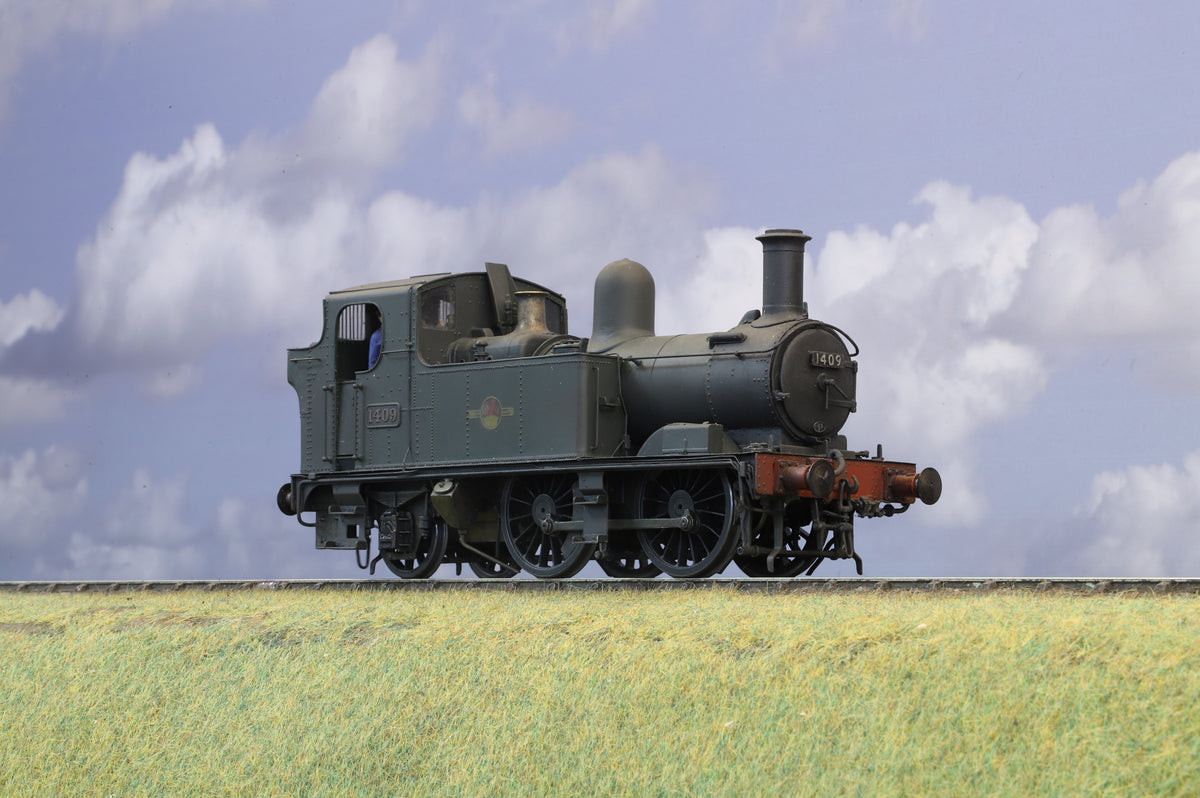 Finescale O Gauge (Kit-Built) Class 14xx No. 1409 BR Green (Weathered)