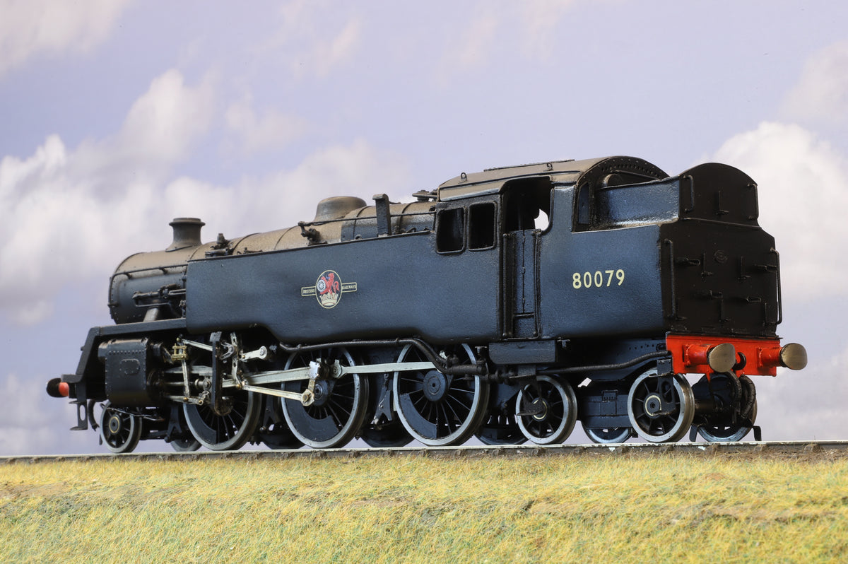Finescale O Gauge Kit-Built Standard Class 4 Tank No. 80079 BR Black (Late Crest)