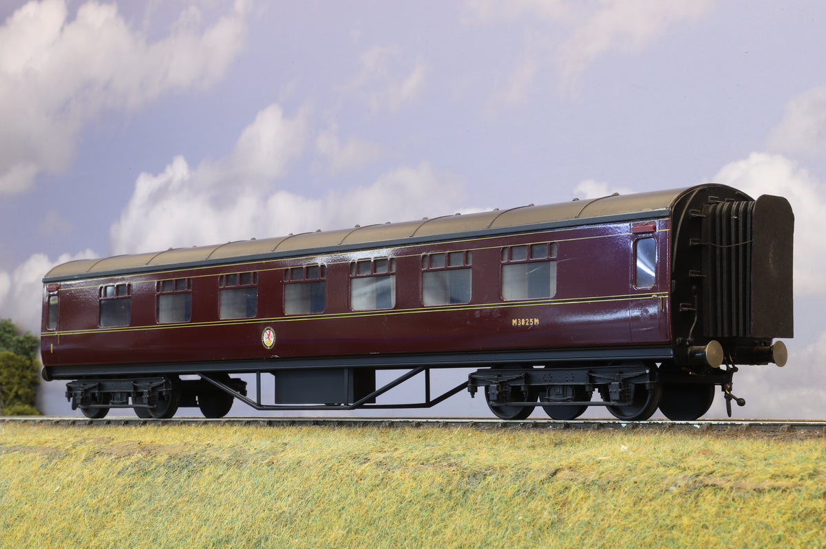 Finescale O Gauge (Kit-Built) ex-LMS Pair of Stanier Coaches BR Maroon