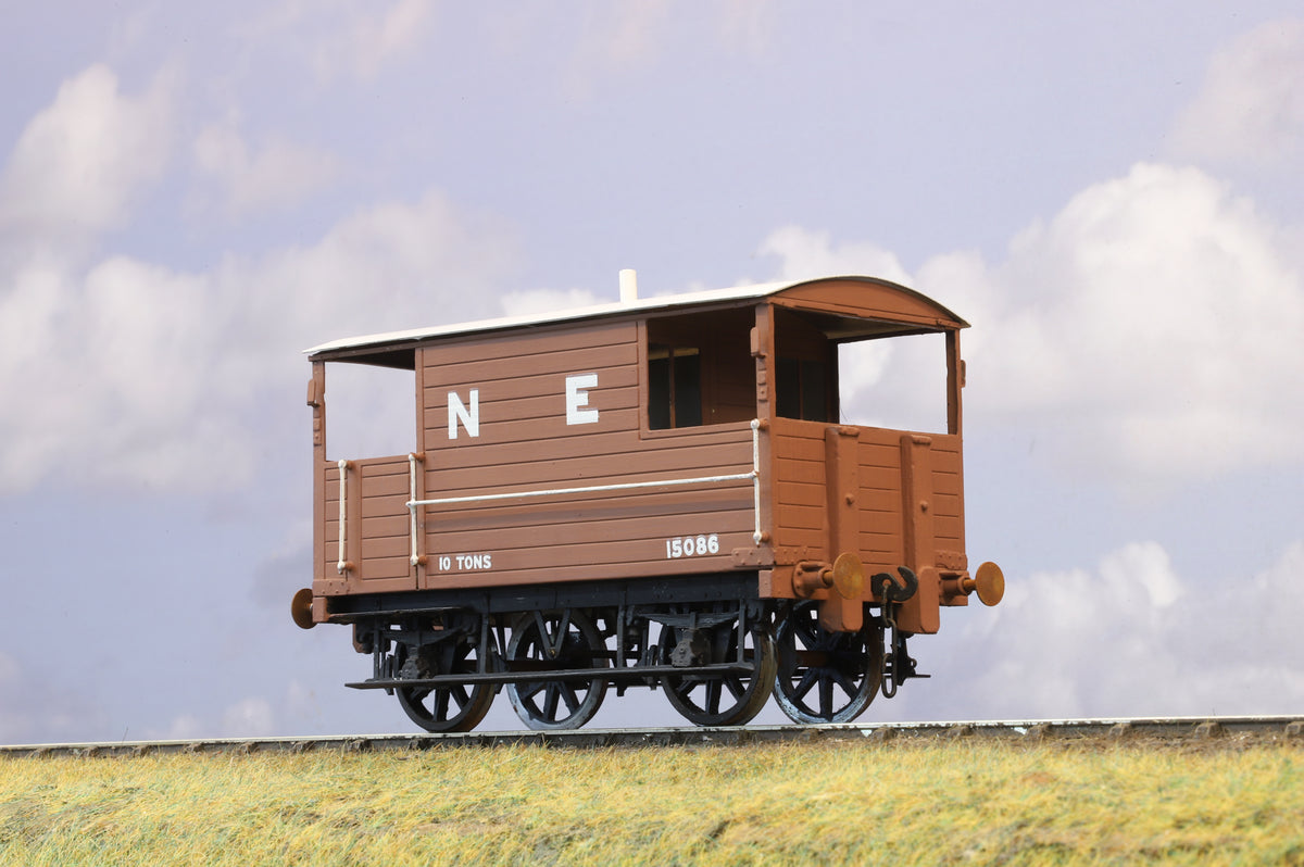 Kit-built Finescale O Gauge North Eastern/LNER (NE) 10 Ton Toad Brake Van No. 15086