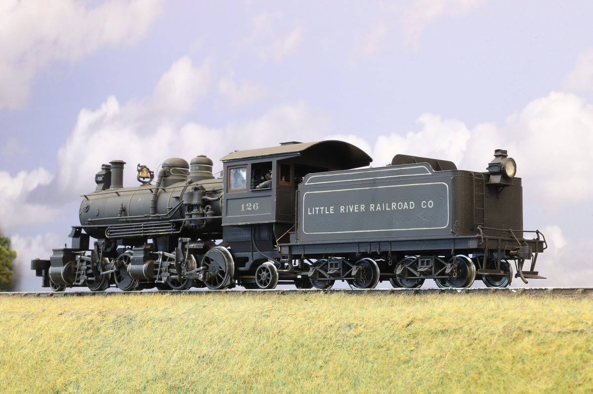 NJ Custom Brass O Scale Little River Railroad Co. 2-4-4-2 No.126 DCC Sound (Weathered)