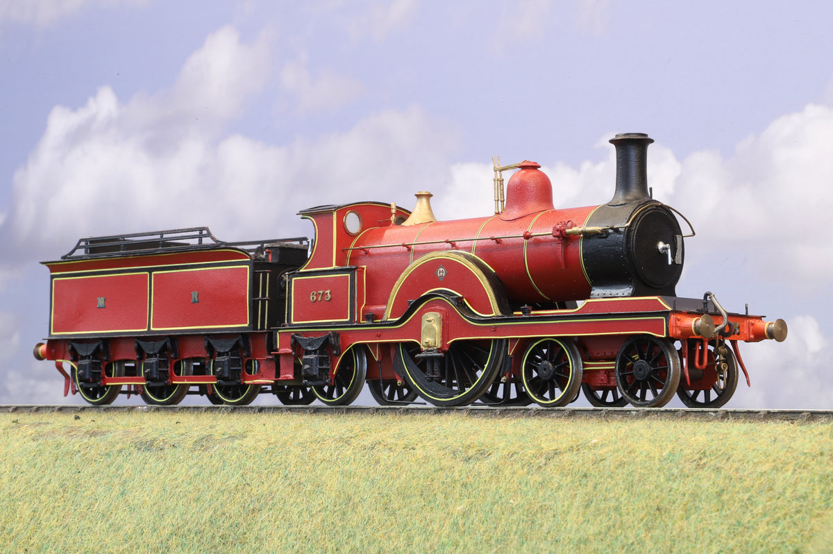 Slaters Kit built Finescale O Gauge Midland Spinner '673' Midland Red