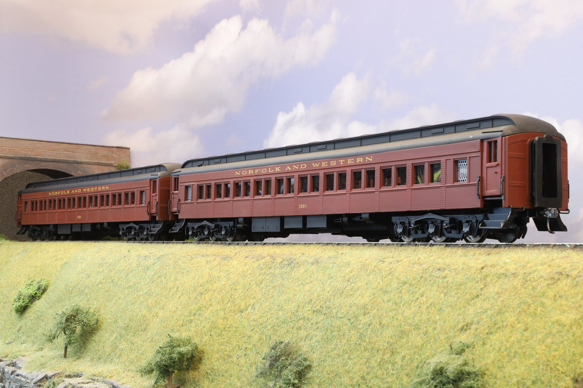 Golden Gate Depot Norfolk &amp; Western Railway 80&quot; 4 Car Coach Set